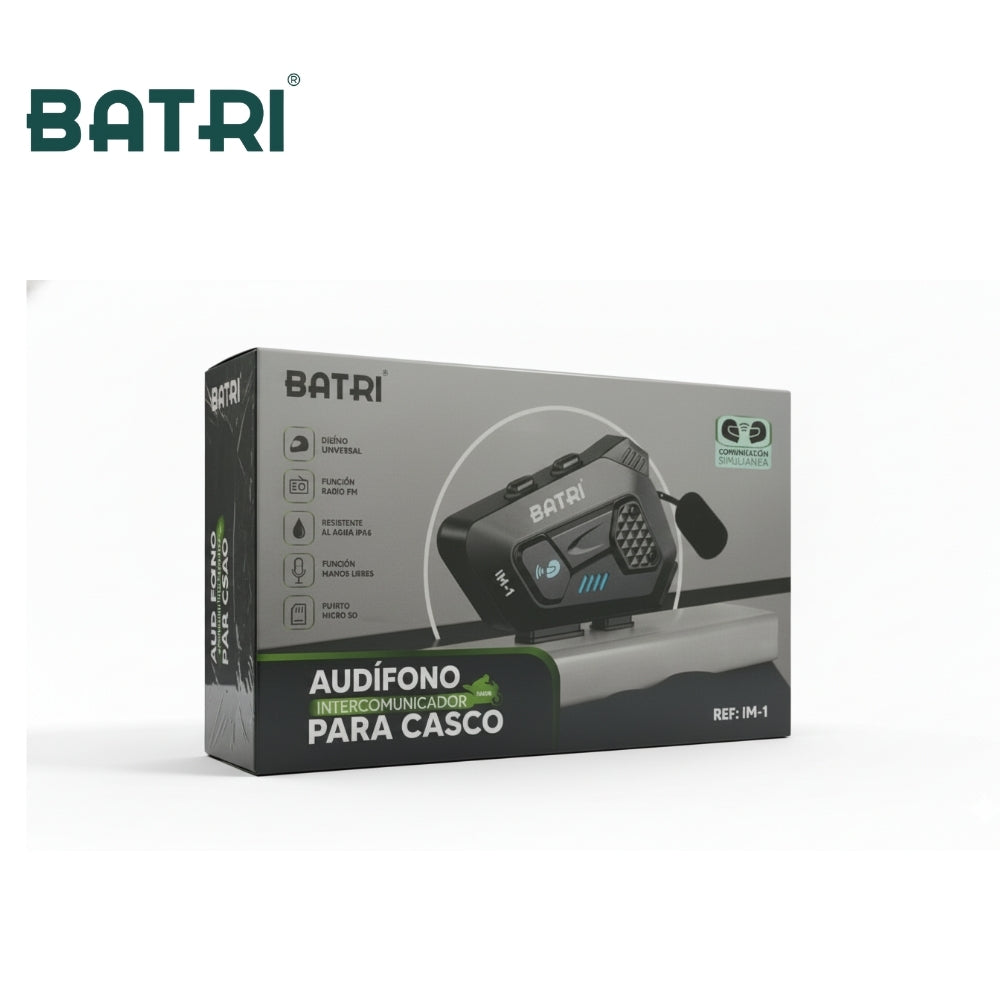 🎧 Audífono Intercomunicador para Casco 🏍️💬